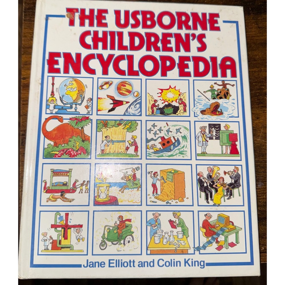 The Usborne Childrens Encyclopedia Hardcover Jane Elliott Colin King 1986 Book